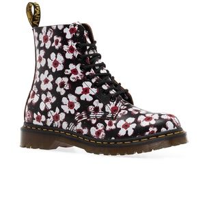 Dr. Martens 1460 Pascal Pansy Fayre Floral Leather Boots